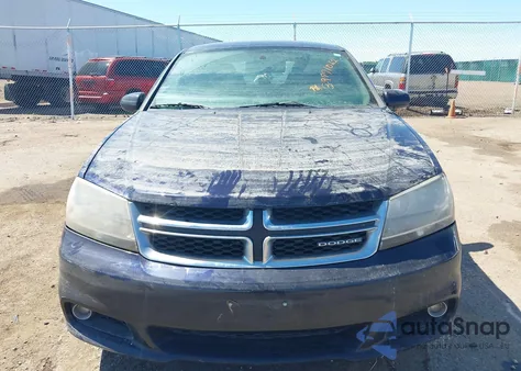 2012 Dodge Avenger Sxt Plus из США, поврежденный, VIN 1C3CDZEG7CN151411